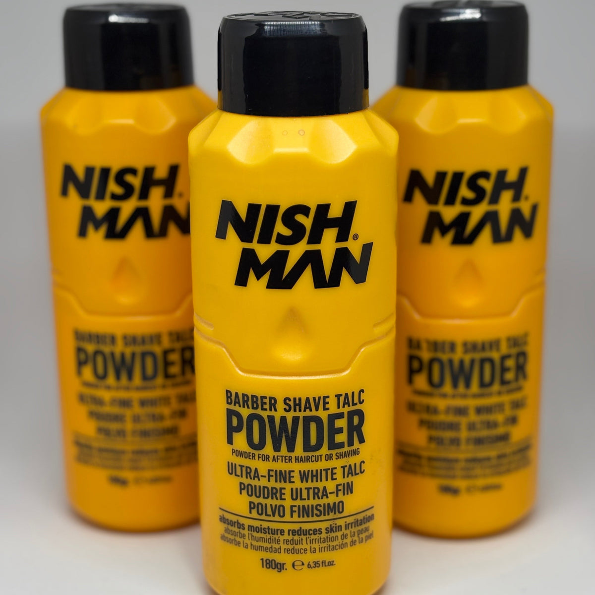 Talco fragancia Nish Man 180 Gr