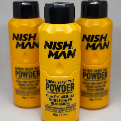 Talco fragancia Nish Man 180 Gr